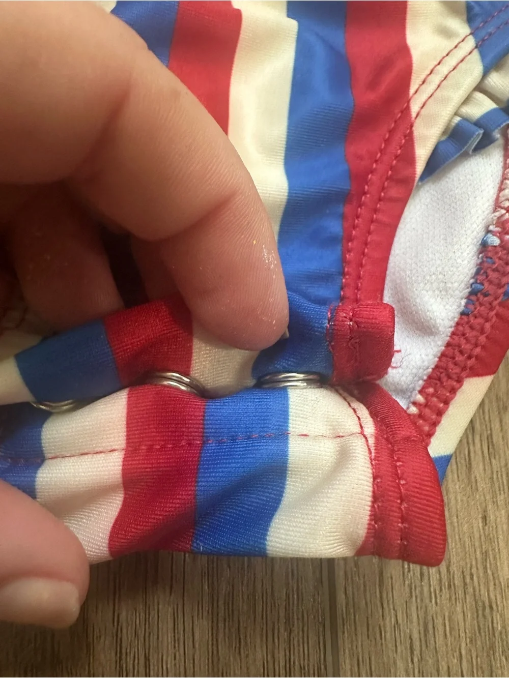 NWT! Cat & Jack Infant Swimsuit, One Piece, USA, 4th of July, Crotch Snaps, 0-3m